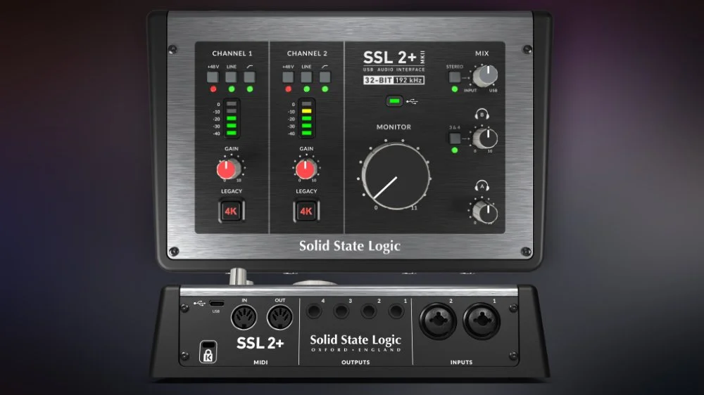 Solid State Logic SSL 2 Mk II And 2+Mk II Audio Interfaces - First